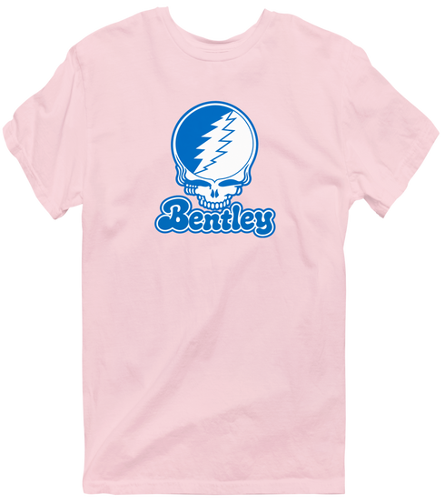 Bentley Stealie Premium Unisex T-Shirt — Design: Bentley University — Light Pink
