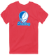 Bentley Stealie Premium Unisex T-Shirt — Design: Bentley University — Heather Red