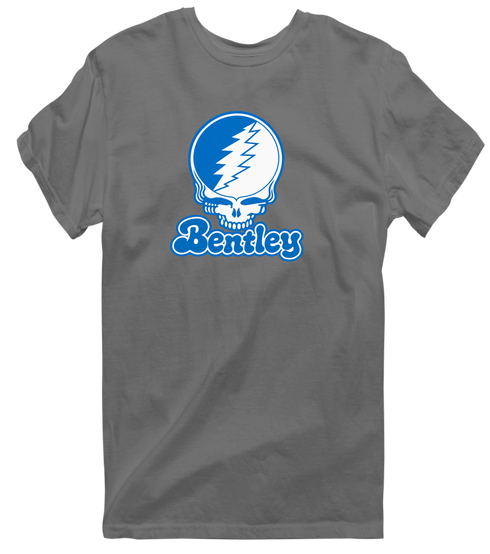 Bentley Stealie Premium Unisex T-Shirt — Design: Bentley University — Charcoal