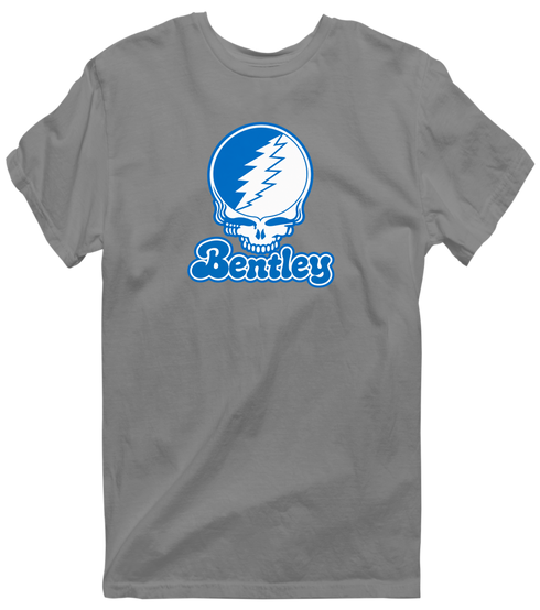 Bentley Stealie Premium Unisex T-Shirt — Design: Bentley University — Dark Heather