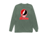 Berklee Stealie Premium Unisex Long-Sleeve — Design: Berklee College of Music — Light Green
