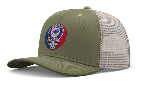 Grateful Dead - Buffalo Bills Stealie Trucker Cap - StealieShop