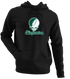 Binghamton Stealie Premium Unisex Hoodie — Design: Binghamton University — Black