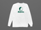 Binghamton Stealie Premium Unisex Long-Sleeve — Design: Binghamton University — White