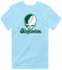 Binghamton Stealie Premium Unisex T-Shirt — Design: Binghamton University — Light Blue
