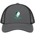 Binghamton Stealie Premium Unisex Trucker Cap — Design: Binghamton University — Charcoal/Black