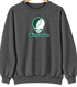 Binghamton Stealie Premium Unisex Crewneck — Design: Binghamton University — Dark Heather