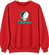 Binghamton Stealie Premium Unisex Crewneck — Design: Binghamton University — Red