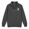 Binghamton Stealie Premium Unisex Quarter-Zip — Design: Binghamton University — Charcoal