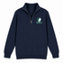 Binghamton Stealie Premium Unisex Quarter-Zip — Design: Binghamton University — Navy