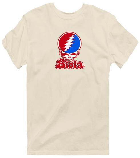 Biola Stealie Premium Unisex T-Shirt — Design: Biola University — Sand