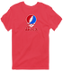 Biola Stealie Premium Unisex T-Shirt — Design: Biola University — Heather Red