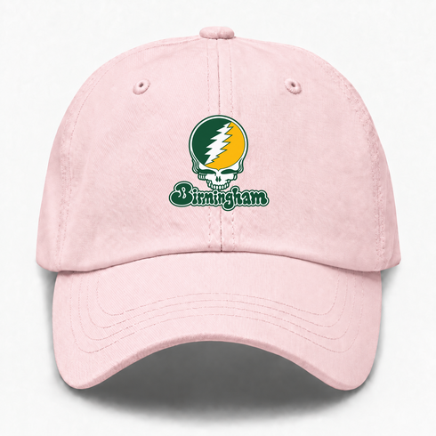 Birmingham Stealie Premium Unisex Dad Hat — Design: Alabama at Birmingham University of — Pink