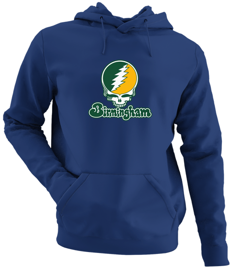 Birmingham Stealie Premium Unisex Hoodie — Design: Alabama at Birmingham University of — Navy