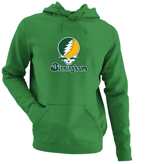 Birmingham Stealie Premium Unisex Hoodie — Design: Alabama at Birmingham University of — Irish Green