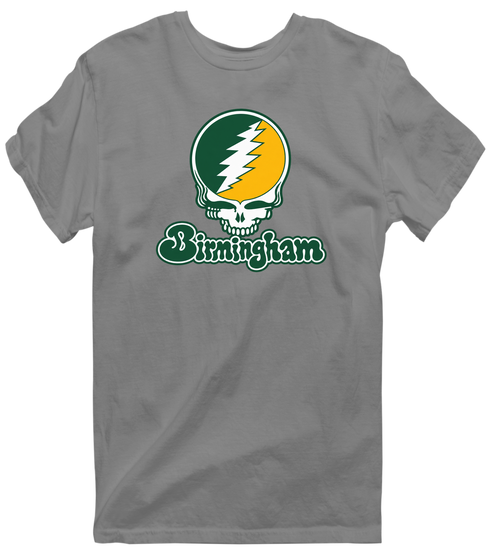 Birmingham Stealie Premium Unisex T-Shirt — Design: Alabama at Birmingham University of — Dark Heather