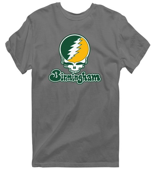 Birmingham Stealie Premium Unisex T-Shirt — Design: Alabama at Birmingham University of — Charcoal