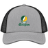 Birmingham Stealie Premium Unisex Trucker Cap — Design: Alabama at Birmingham University of — Heather Grey/Black