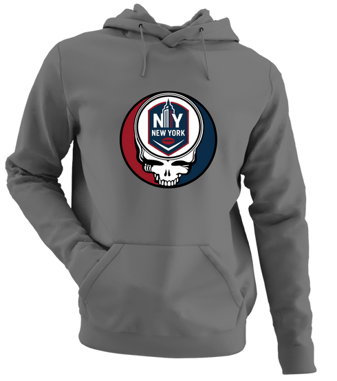 New York Football - Premium Grateful Dead Hoodie - Charcoal - 8