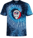Columbus Blue Jackets Stealie Tie-Dye T-Shirt