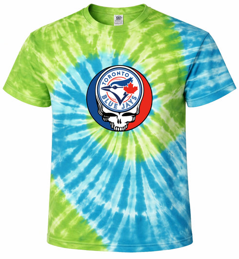 Toronto Blue Jays Stealie Tie-Dye T-Shirt
