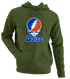 Boise Stealie Premium Unisex Hoodie — Design: Boise State University — Military Green