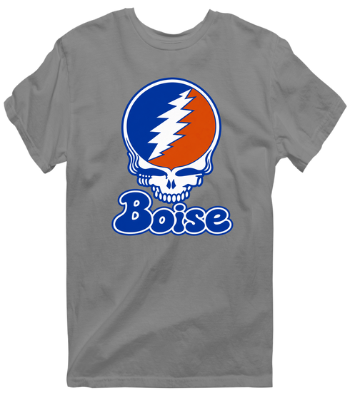 Boise Stealie Premium Unisex T-Shirt — Design: Boise State University — Dark Heather