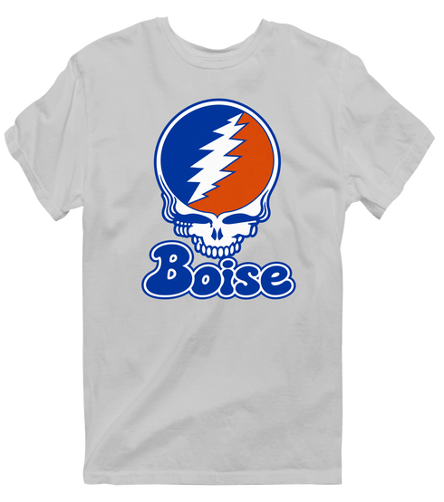 Boise Stealie Premium Unisex T-Shirt — Design: Boise State University — Sport Grey