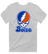 Boise Stealie Premium Unisex T-Shirt — Design: Boise State University — Sport Grey