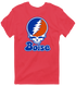 Boise Stealie Premium Unisex T-Shirt — Design: Boise State University — Heather Red