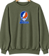 Boise Stealie Premium Unisex Crewneck — Design: Boise State University — Military Green