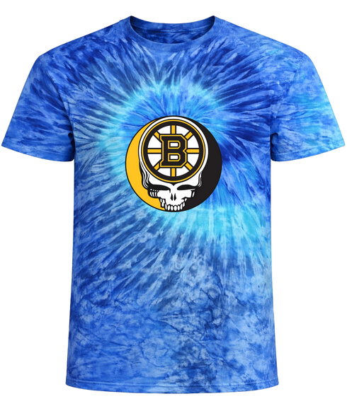 Boston Bruins Stealie Tie-Dye T-Shirt