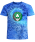 Boston Celtics Shamrock Stealie Tie-Dye T-Shirt