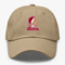 Boston Stealie Premium Unisex Dad Hat — Design: Boston College — Khaki