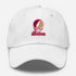 Boston Stealie Premium Unisex Dad Hat — Design: Boston College — White