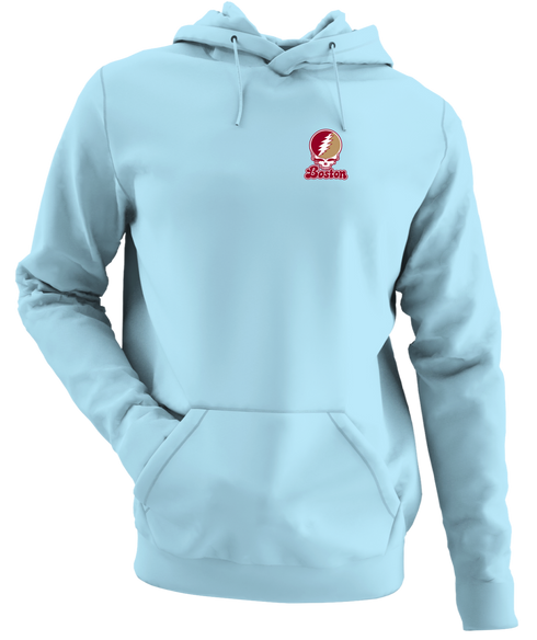 Boston Stealie Premium Unisex Hoodie — Design: Boston College — Light Blue