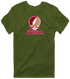 Boston Stealie Premium Unisex T-Shirt — Design: Boston College — Military Green