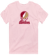 Boston Stealie Premium Unisex T-Shirt — Design: Boston College — Light Pink