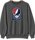Boston Baseball Stealie Grateful Dead Crewneck — Boston Red Sox — Dark Heather