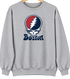 Boston Baseball Stealie Grateful Dead Crewneck — Boston Red Sox — Sport Grey