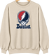 Boston Baseball Stealie Grateful Dead Crewneck — Boston Red Sox — Sand