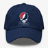 Boston Baseball Stealie Grateful Dead Dad Hat — Boston Red Sox — Navy