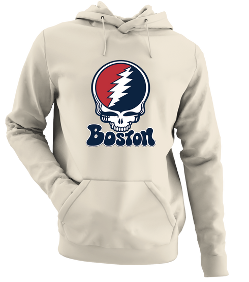 Boston Baseball Stealie Grateful Dead Hoodie — Boston Red Sox — Sand