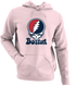 Boston Baseball Stealie Grateful Dead Hoodie — Boston Red Sox — Light Pink