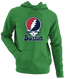 Boston Baseball Stealie Grateful Dead Hoodie — Boston Red Sox — Irish Green