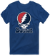 Boston Baseball Stealie Grateful Dead T-Shirt — Boston Red Sox — Navy
