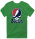 Boston Baseball Stealie Grateful Dead T-Shirt — Boston Red Sox — Irish Green