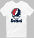 Boston Baseball Stealie Grateful Dead T-Shirt — Boston Red Sox — White