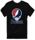 Boston Baseball Stealie Grateful Dead T-Shirt — Boston Red Sox — Black