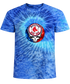 Boston Red Sox Crystal Stealie Tie-Dye T-Shirt